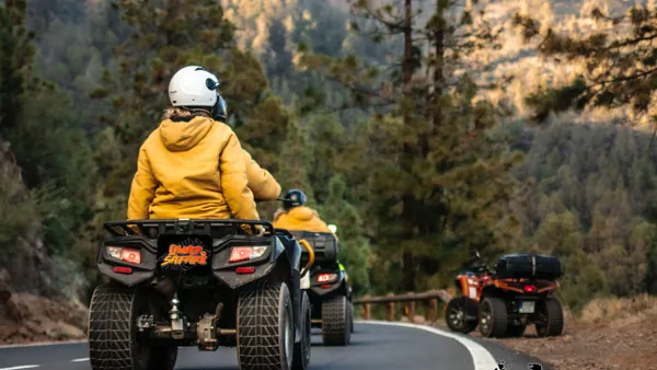 Tour de quads camino del Teide, Tenerife