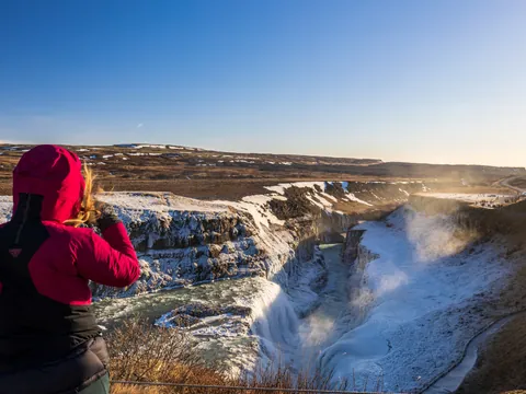 Cascada Gullfoss islandia