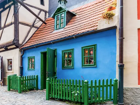 Casas del Callejón del Oro del Castillo de Praga.