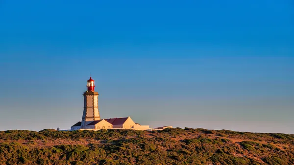 Atardecer en el cabo de Espichel de Sesimbra, Portugal
