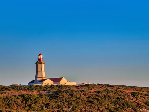 Atardecer en el cabo de Espichel de Sesimbra, Portugal