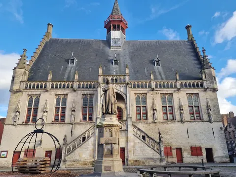Ayuntamiento de Damme, Flandes, Bélgica
