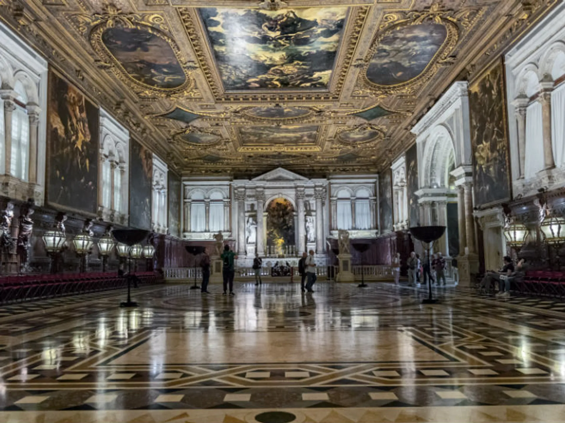Interior de la Escuela Grande de San Roque de Venecia