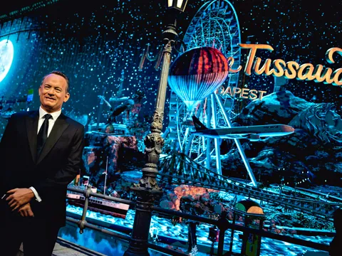 Tom Hanks de cera en el museo Madame Tussauds de Budapest.
