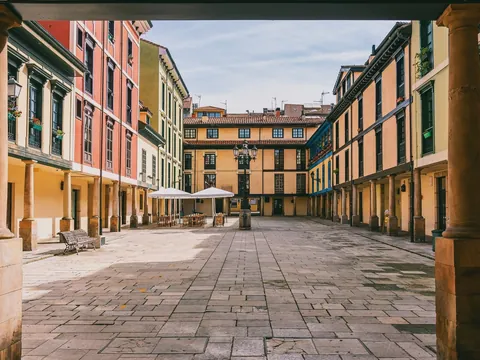 Plaza de El Fontán en Oviedo
