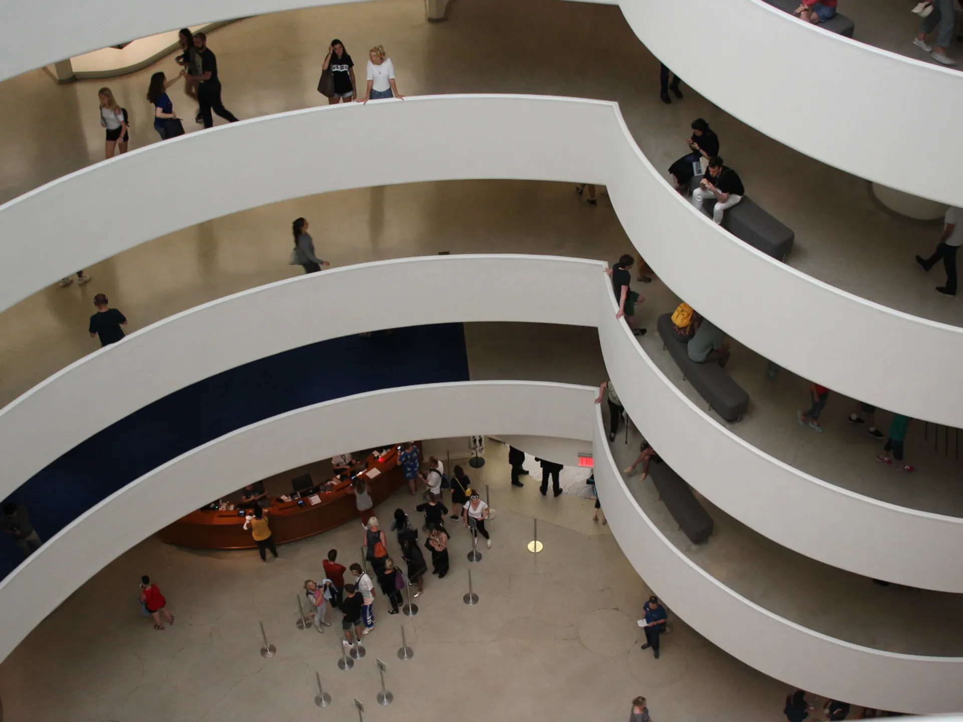 Vista del interior del Museo Guggenheim - Museo Guggenheim de Nueva York - Museos de Nueva York - Qué ver en Nueva York - Guía de Viajes Nueva York - Buendía Tours
