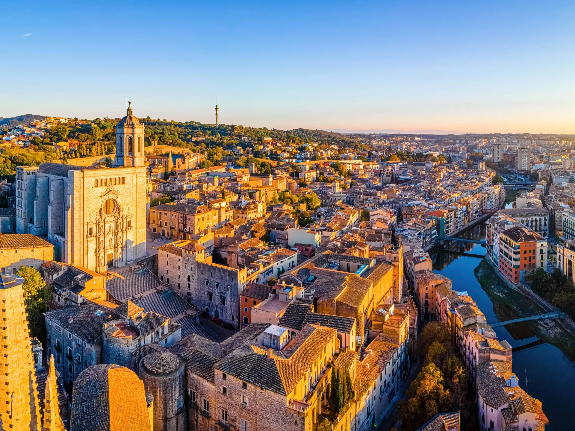 vista aérea Girona