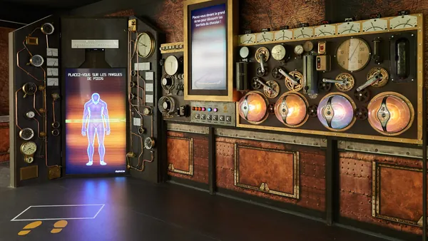 Espacio interactivo del museo del chocolate para disfrutar de la visita.