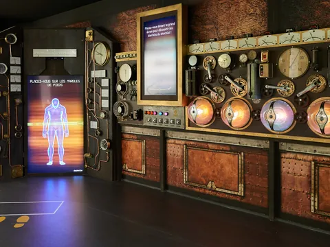 Espacio interactivo del museo del chocolate para disfrutar de la visita.