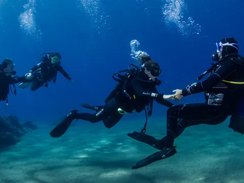 Bautismo Buceo Puerto Carmen Lanzarote Dive Skuba Canarias