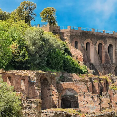 Vista del Monte Palatino de Roma - Monte Palatino - Qué ver en Roma - Guía de Viajes Roma - Buendía Tours