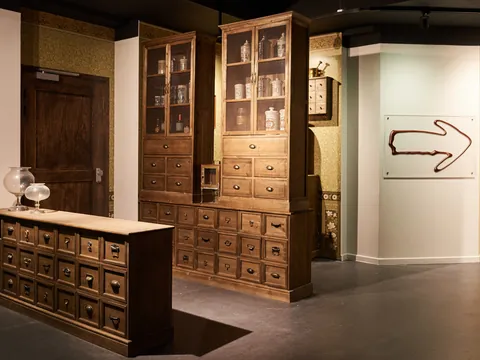 Sala con muebles antiguos de cocina, uno de los rincones más especiales del museo.