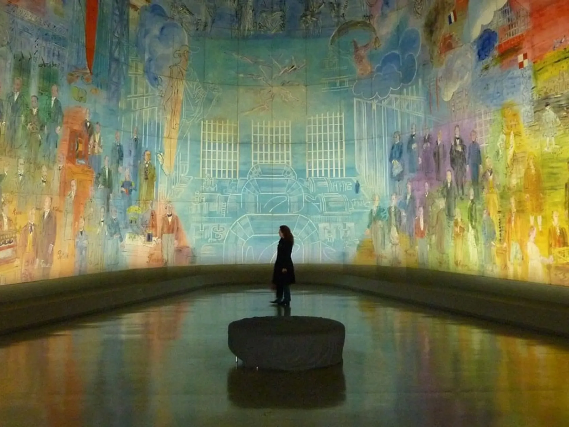 Obra de arte en el Museo de Arte Moderno de París