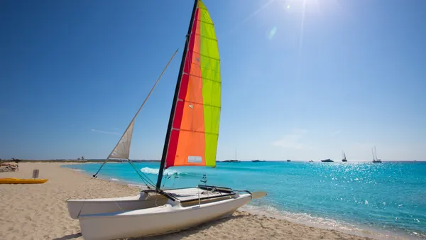 paseo catamarán Alcudia Velero Hobie Cat Mallorca Baleares