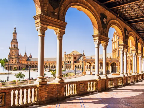 Vistas desde el casco histórico de Sevilla