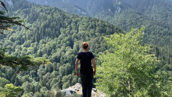 La excursión al cañón de Seven Ladders te permitirá descubre la inmensidad de los bosques de Rumanía.
