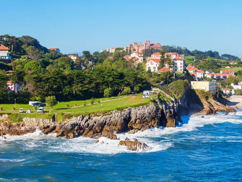 La playa de Comillas, Cantabria