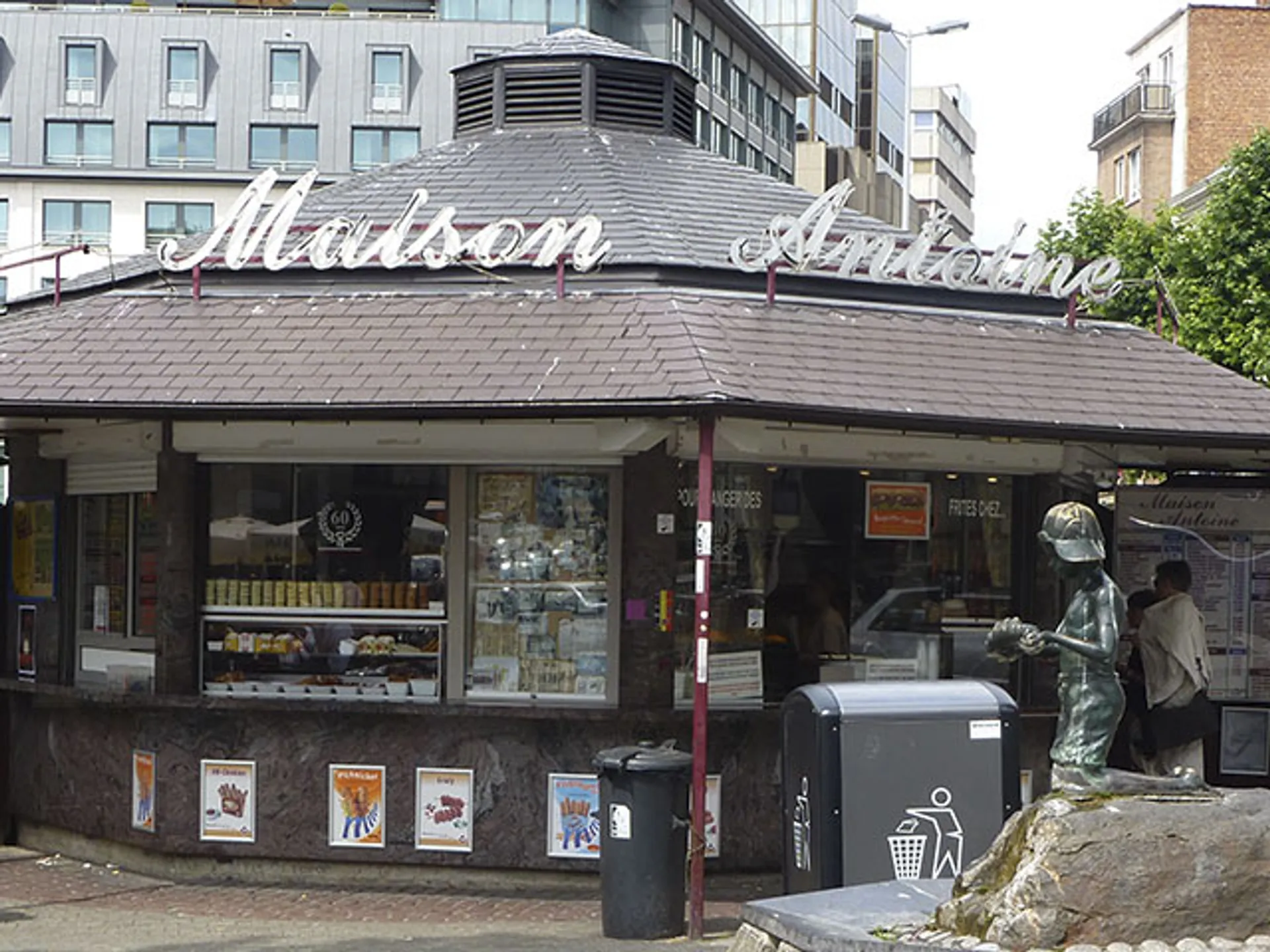 Restaurante Maison Antoine, uno de los mejores restaurantes de Bruselas