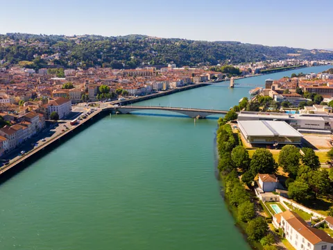 Rio Rodano excursión Vienne desde Lyon en Tren español