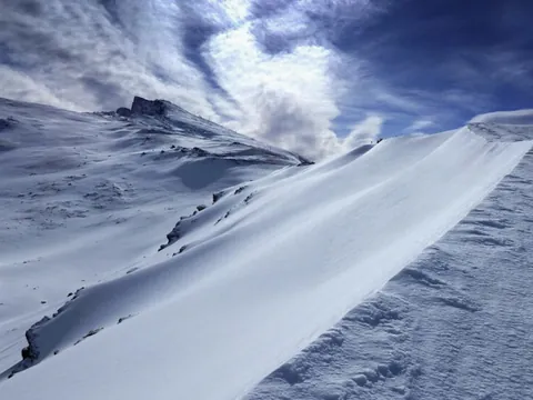 Ruta Raquetas Nieve Sierra Nevada excursión Veleta