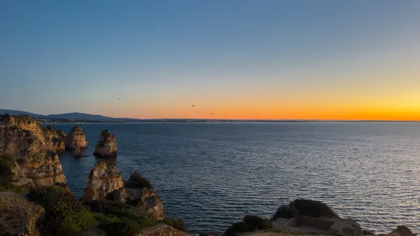 Crucero Algarve atardecer