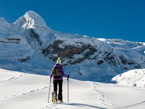 Ruta Raquetas Nieve Sierra Nevada excursión Veleta