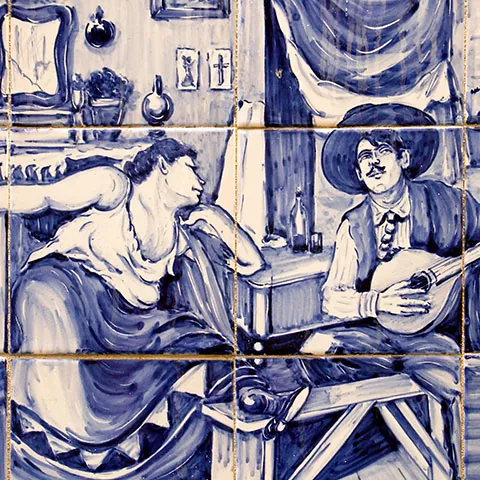 Placa del Fado en Lisboa