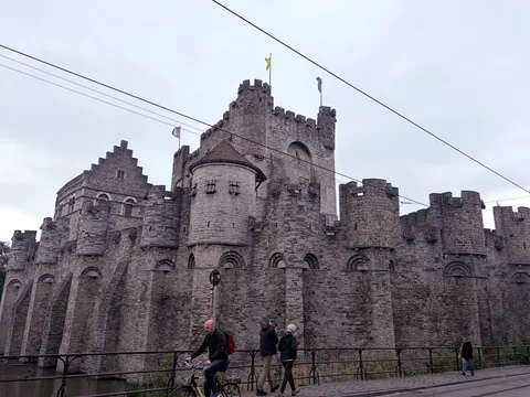 castillo de Gravensteen en Gante Bélgica