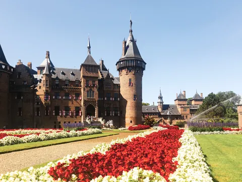 Jardines exteriores Castillo de Haar Haarzuilens Utrecht Países Bajos