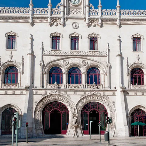 Estación Central del Rossio en Lisboa-Buendía