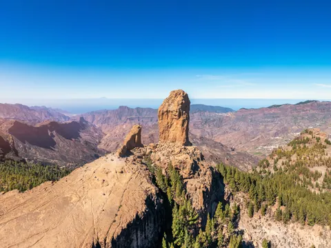 Roque Nublo es uno de los picos estrella de la isla, y símbolo de Gran Canaria.