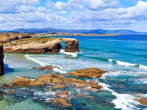Excursión a la playa de las Catedrales, Lugo y Ribadeo desde Santiago de Compostela