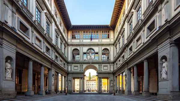 La Galería Uffizi es una de las más destacadas en Florencia.