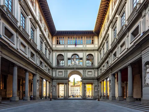 La Galería Uffizi es una de las más destacadas en Florencia.