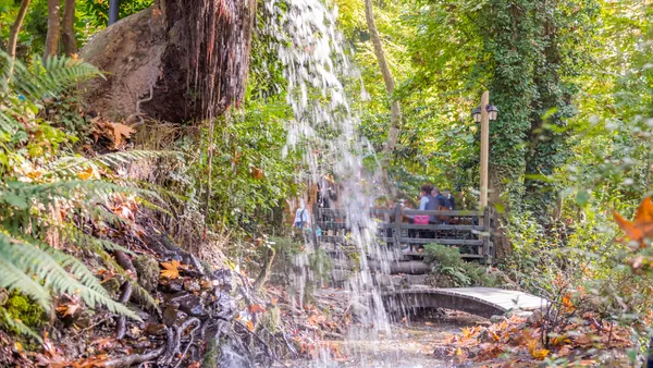 Cascada rodeada de bosque en Maşukiye, Turquía