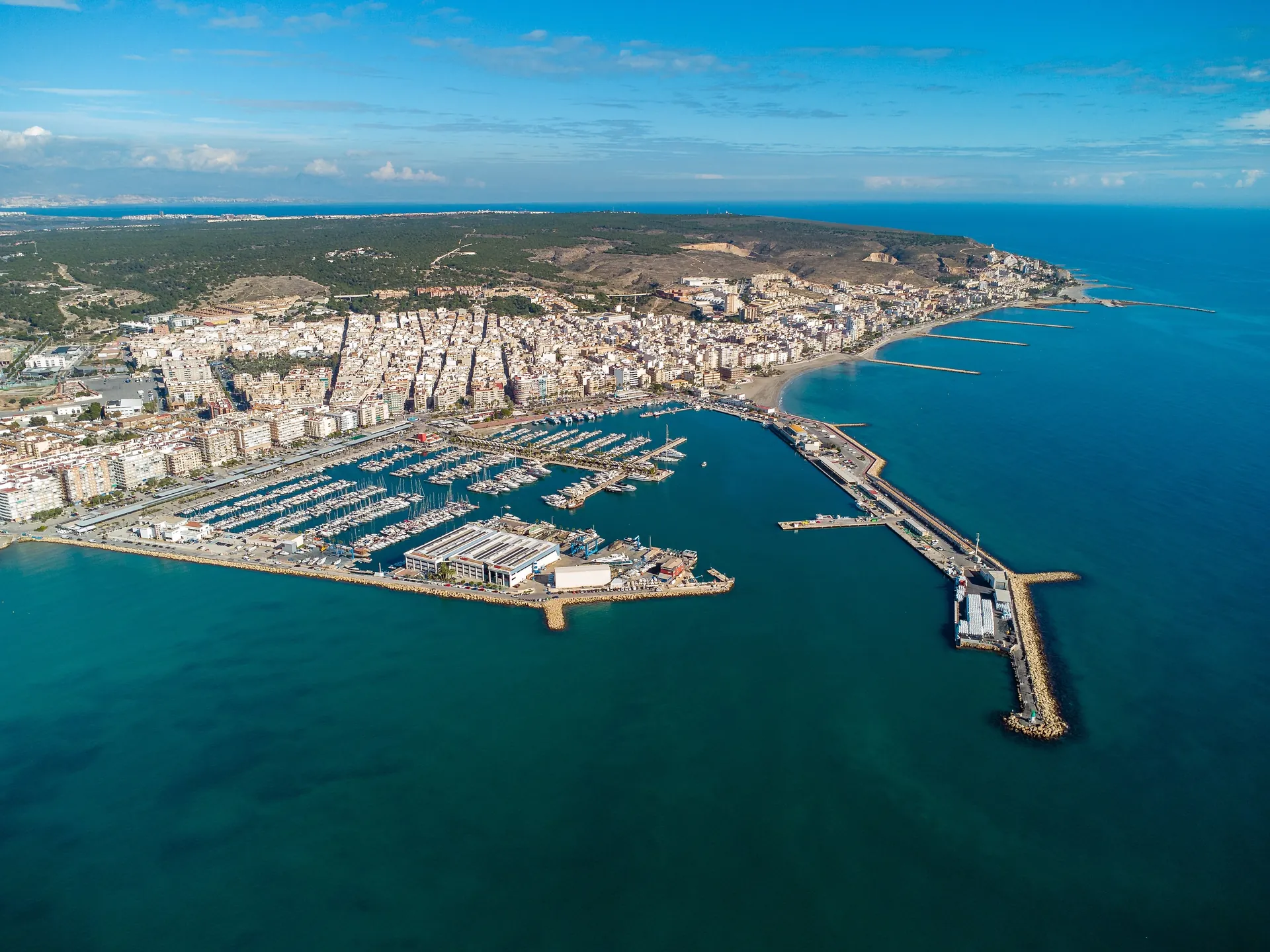 vista aérea santa pola