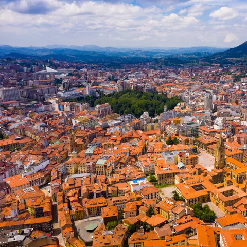 Vista aérea de Oviedo - Centro de Oviedo - Qué hacer en Oviedo - Guía de Viajes Oviedo - Buendía Tours