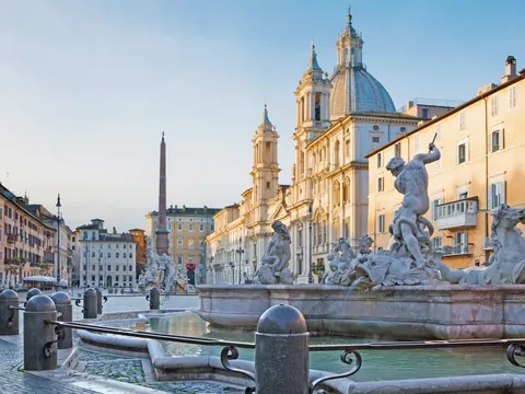 Fuente de Neptuno en la Piazza Navona