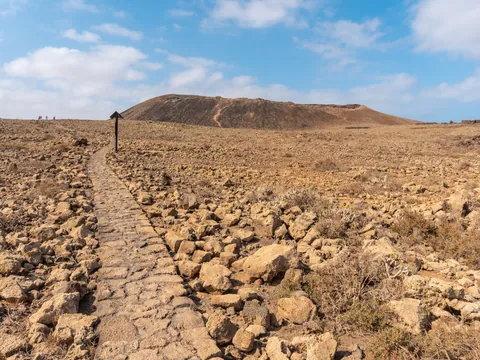 paisaje Volcanico Fuerteventura Subir Volcan Calderon Hondo
