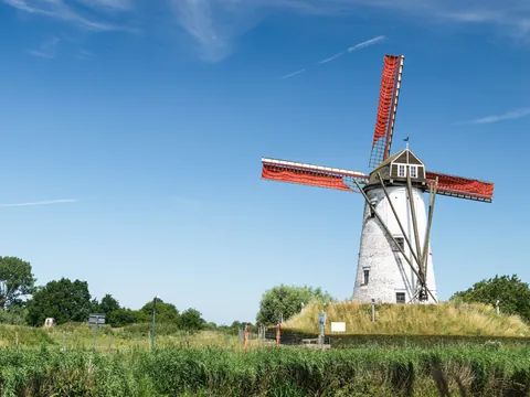 Molino de Damme Flandes Bélgica