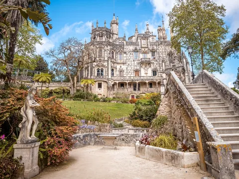 Palacio de Quinta da Regaleira en Sintra, Portugal