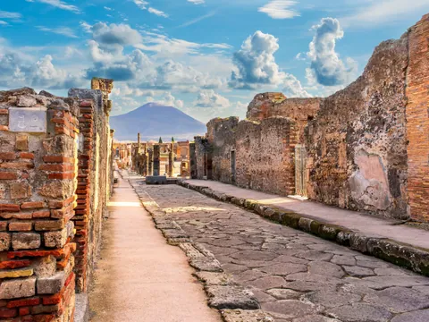 vistas Antiguas calles Pompeya
