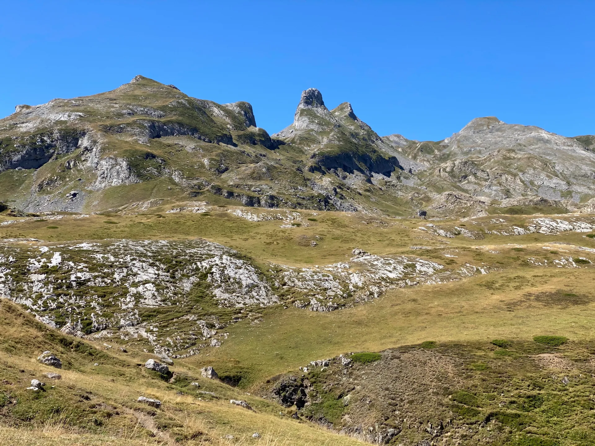 vistas a la montaña desde el Portalet