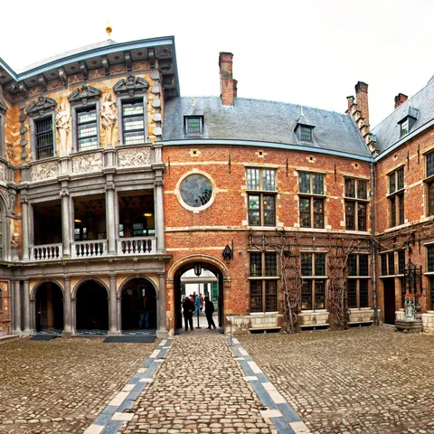 Interior de la Casa Peter Rubens de Amberes, Bélgica
