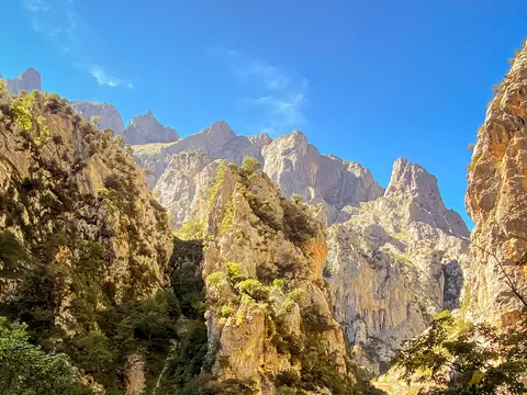 Desfiladero en la Ruta del Cares, Picos de Europa
