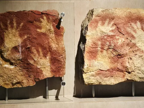 Muestras visibles en el interior del Museo de Altamira