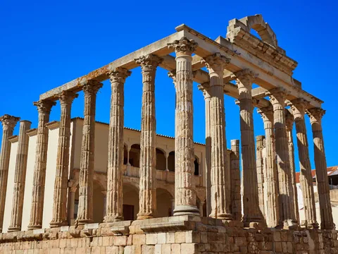 Templo Diana excursión Merida desde Cáceres Extremadura
