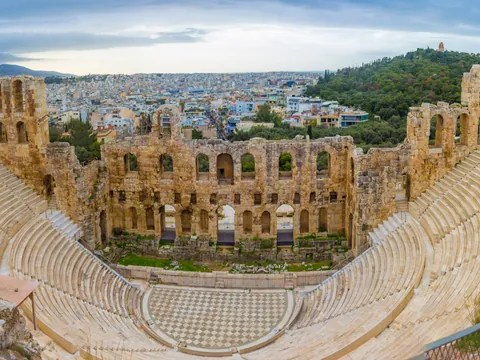 visita guiada Acropolis Antigua Atenas visita en español Teatro Dionio Grecia