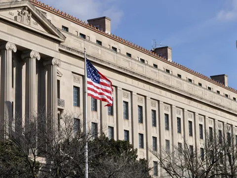 Edificio del Departamento de Justicia en Washington D.C., Estados Unidos