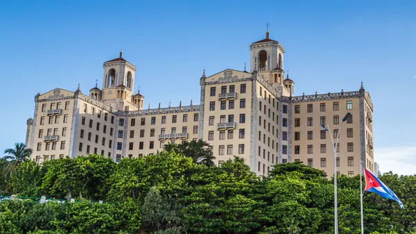 Hotel Nacional de Cuba en un estupendo día soleado, la Habana